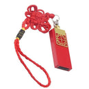 64GB Data Storage Digital U Disk - Chinese Knot Metal Square Rotation Porta V4S3