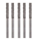 5 X Rotary Burrs Woodworking Rotary Files Rotary Burr Single/Double-groove