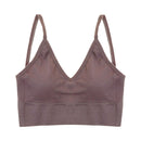 5PCS Womens Trendy Bralette Seamless Comfort Bra Crop Top Sport Bra Set