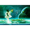 5D DIY Full Drill Diamond Painting Green Angel Cross Stitch Embroidery Kits
