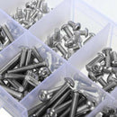 280Pcs M3 Stainless Steel Hex Screw Nuts Bolt Cap Hexagonal Nuts Kit ZQT UDN