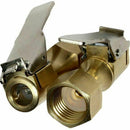 Opened Type Flow Straight Lock-On Air Chuck with Clip for Tire Inflator Top