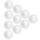 10X White Foam Balls Spheres 3 inch Bulk - Smooth and Round Polystyrene