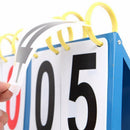 3 4 6 Digit Scoreboard Sports Flip Score Board Basketball Football Scorer T
