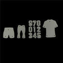 number clothes metal cutting dies stencil scrapbook album paper emboss craft â„–[