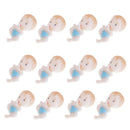 12 Pieces Cute Baby Foot Boys Girls Party Favor Christening Baby Shower Blue