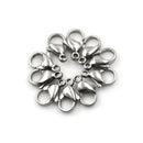 10Pcs Stainless Steel Lobster Clasp Fit Chain Bracelet Jewelry Finding SilverME