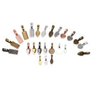 120pcs/set Glue On Bails Spoon Oval Charms Scrabble Pendant  Jewelry Making  JR