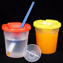 Water leakage prevention DIY Children Washing Cup writing brush Cup Paint CjbTEU
