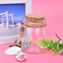 Glass Cover Dried Flower Vase Terrarium Bottle Micro Landscape Container Dec BX