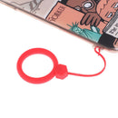 2Pcs Universal Silicone Mobile Phone Lanyard Ring U disk Shatter-Resistant S Ew