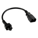 2 Pieces New C14 Male To C5 Female C14-C5-Cable Power