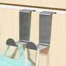 6PCS Over Door Hooks Coat Clothes Storage Rack Wall Hanger Holder Space Sav W1I8