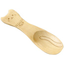 Fashion 1pcs Wood Cute Animal Pattern Kids Spoon Easy Kitchen Eating Tool D