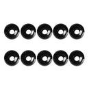 10 Pieces Black Plastic Elastic Shock Cord Rope Toggle Ball End Lock Stopper