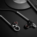Metal Stereo In-ear Headphones HIFI Bass Headset Sport Running Earphone With Mic