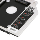 Aluminum Plastic Universal 2nd HDD Caddy 9.5mm SATA 3.0 2.5" SSD HDD Case