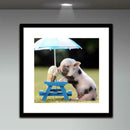 5D DIY Full Drill Diamond Painting Pig Cross Stitch Embroidery Kit (1)