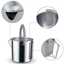 Stainless Steel Camping Hiking Outdoor Kettle Pot Coffee Picnic 1.2L Campfi C8S1