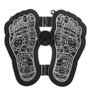 Electric Foot Massager Acupoints Relax Massage Mat Black Battery Powered