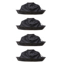 4Pcs Haircut Cape Salon Barber Hairstyle Cape Beard Shaving Kit