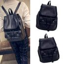Women's Backpack Leather Satchel Shoulder School Backpack Travel Leisure Ba