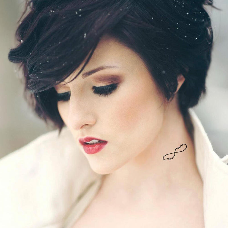 Sexy Removable Waterproof Tattoo Metallic Temporary Tattoo Stickers Body Art .AU