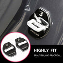 4Pcs Door Latch Lock Cover Interior Accessories Stainless Steel Cover Pack