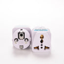 New Universal to Schuko Germany Travel Adapter Type F AC Power Plug Adaptor Cy