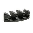 Kayak Canoe Black Mini Zigzag Anchor Plate Clip Safety Bow Brand New KPS
