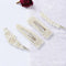 Pearls Hair Clips For Women Girls 4Pcs Large Bows/Clips/Ties For Birthday V F9C9