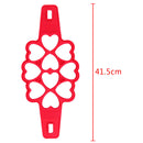 Pancake Egg Ring Maker Silicone Nonstick Kitchen Cooking Tool With 10 Holes