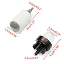 6PCS in 1 Fuel Line Filter Primer Bulb Kit For Poulan Blower Chainsaw Trimmer