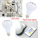 RGB LED Color Bulb Light E27 Bluetooth Control Smart Music Audio Speak YMK