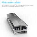 Aluminum M.2 2280 NVMe SSD Heatsink Cooler for Desktop PC Computer (Black)