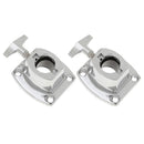 2PCS DRUM KIT HOLDER BASE PLATE TOM CYMBAL HOLDER