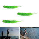 10Pc Soft Plastic Fishing Lures Grubs Worms Baits Trout-Bream 6cm