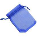 100 Organza Wedding Party Favor Gift Candy Sheer Bags Jewelry Pouch Dark bl