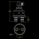 12V Master Battery Disconnect Switch Kill 2Post Spst Kill Cut Off On Off E8R1