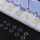 3000x Metal Open Jump Rings Single Loops Jewlery Making Pendants Repair