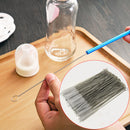 3X Nylon Straw Cleaners cleaning Brush kid Drinking pipe stainless steel glassME