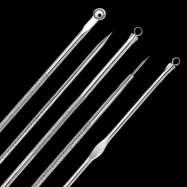 5PCS Blackhead Remover Cleaner Acne Cleanser Needle Tool P1C8 Y9N5 P S G1B0