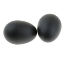2x Black Egg Shakers Hand Percussion for Kids Baby Toddler Musical Toys
