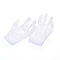 1 Pair Hiphop Performance White Gloves Cotton Magician Costume Party Halloween ï¼