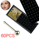 60PCS/Set Stainless Steel Nose Ring Body Piercing Bone Stud Jewelry Women ï¼D