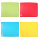 4pcs Plastic Chopping Board Non-slip Fruit Vegetable Pad Kitchen Home Tool