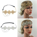 2x Tassel 20s Crystal Rhinestone Fascinator Headpiece Headband Bridal