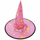 Halloween Costumes Witch Wizard Cloak with Hat for Kids Boys Girls Pink