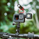Aluminum Frame Housing Case for GoPro Hero 9 Camera Solid Protective Case Black