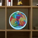 DIY Diamond Painting LED Light Special Shaped Full Drill Lamp (Rose AA175)